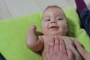 borstmassage die hoort bij cursus babymassage